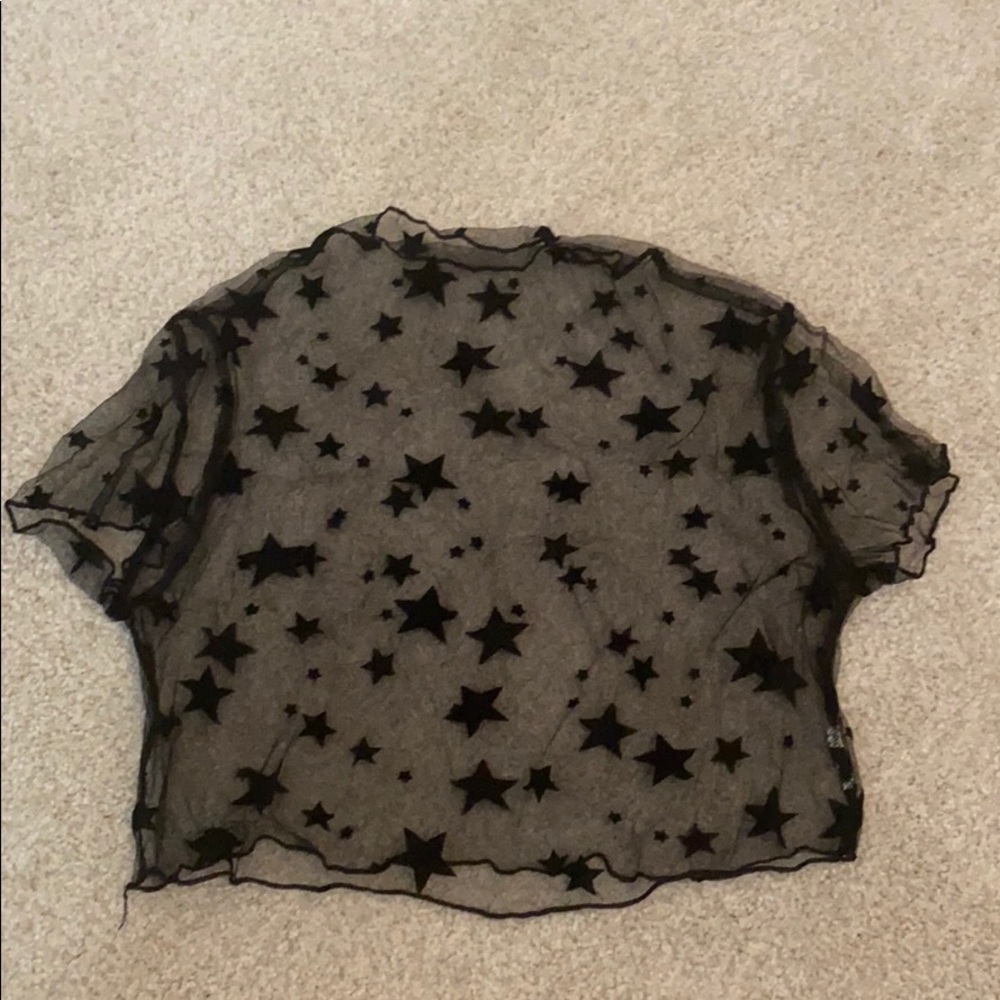 Sheer star shirt